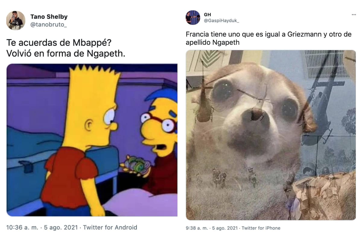 Los mejores memes por "Griezmann y Mbappé"