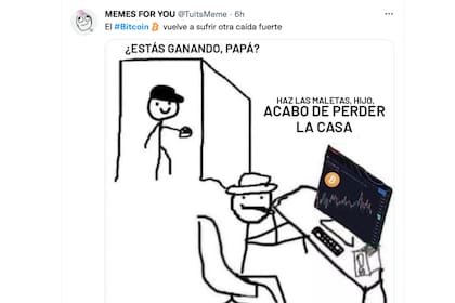 Los mejores memes por la caída de las criptomonedas