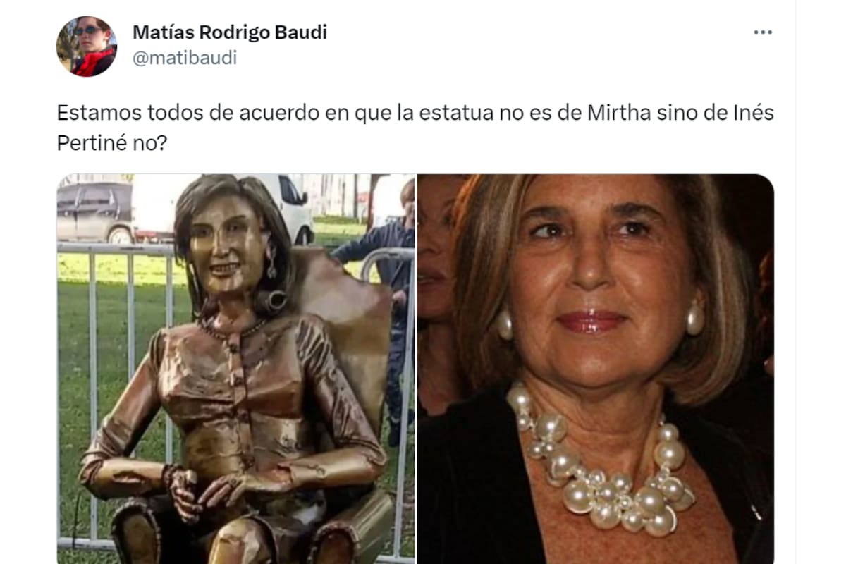 Los mejores memes por la estatua de Mirtha Legrand
