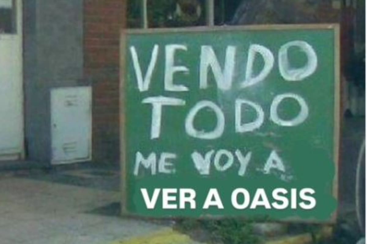 Los mejores memes por la vuelta de Oasis a la Argentina