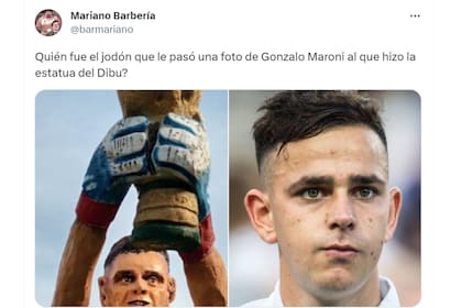 Los mejores memes por las estatuas de Messi, Dibu y Scaloni