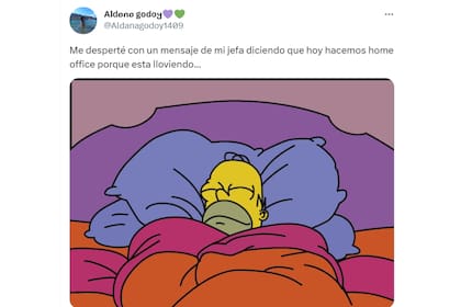 Los mejores memes por las lluvias y tormentas en el AMBA