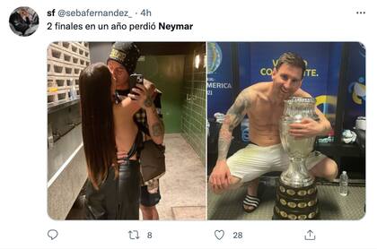 Los mejores memes por Neymar luego de la confirmación del romance entre Duki y Emilia Mernes