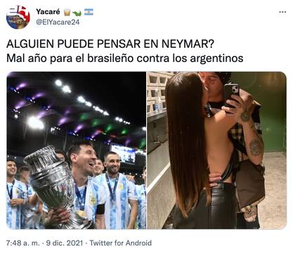 Los mejores memes por Neymar luego de la confirmación del romance entre Duki y Emilia Mernes