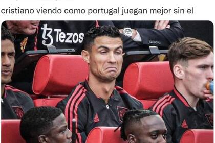 Los mejores memes sobre la no inclusión de Cristiano Ronaldo en la formación de Portugal