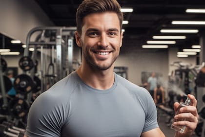 Los mejores perfumes para hombres para ir al gimnasio son aquellos con aromas frescos, ligeros y con buena duración (Foto: Google Gemini)
