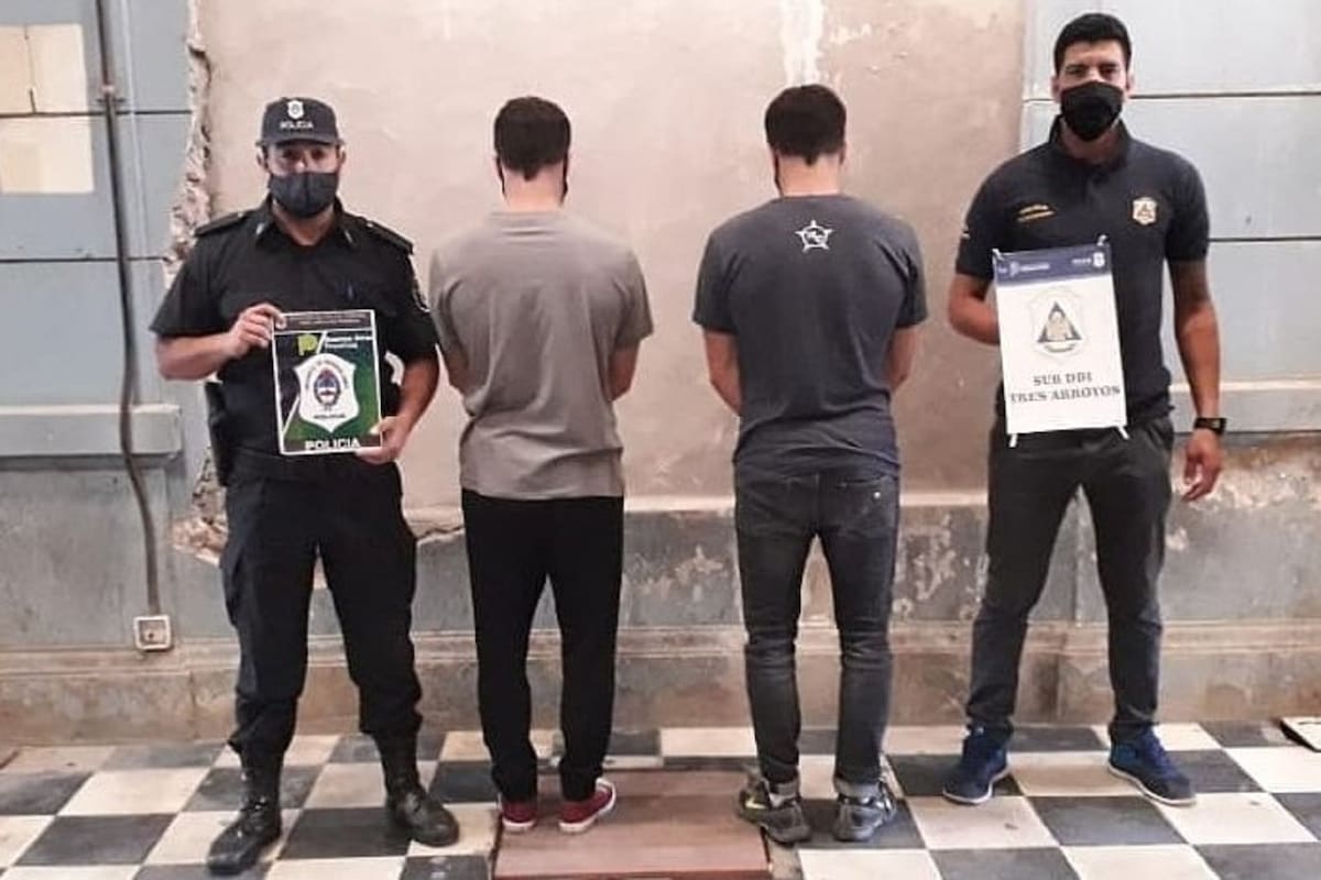 Los mellizos Felipe y Lucio Cozzi, de 31 años, detenidos pro agredir brutalmente a un joven en la playa