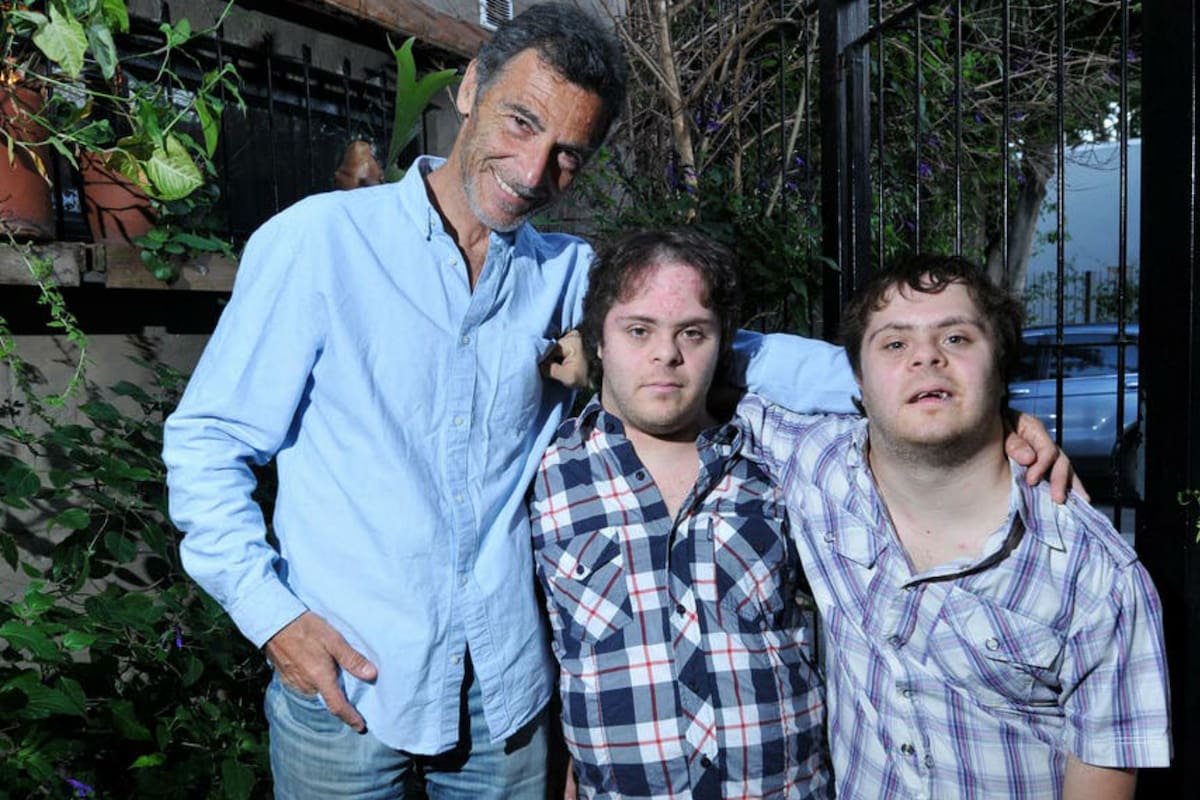 Los mellizos Mariano y Juan, fruto de la relación del actor con la fallecida Alicia Zanca, van al cementerio "para encontrarse con ella"