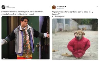 Los memes de los usuarios por el frío y la llegada del invierno
