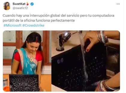 Los memes de quienes tuvieron que trabajar y no sufrieron el apagón informático