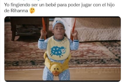 Los memes en redes sociales tras el nacimiento del bebé de Rihanna