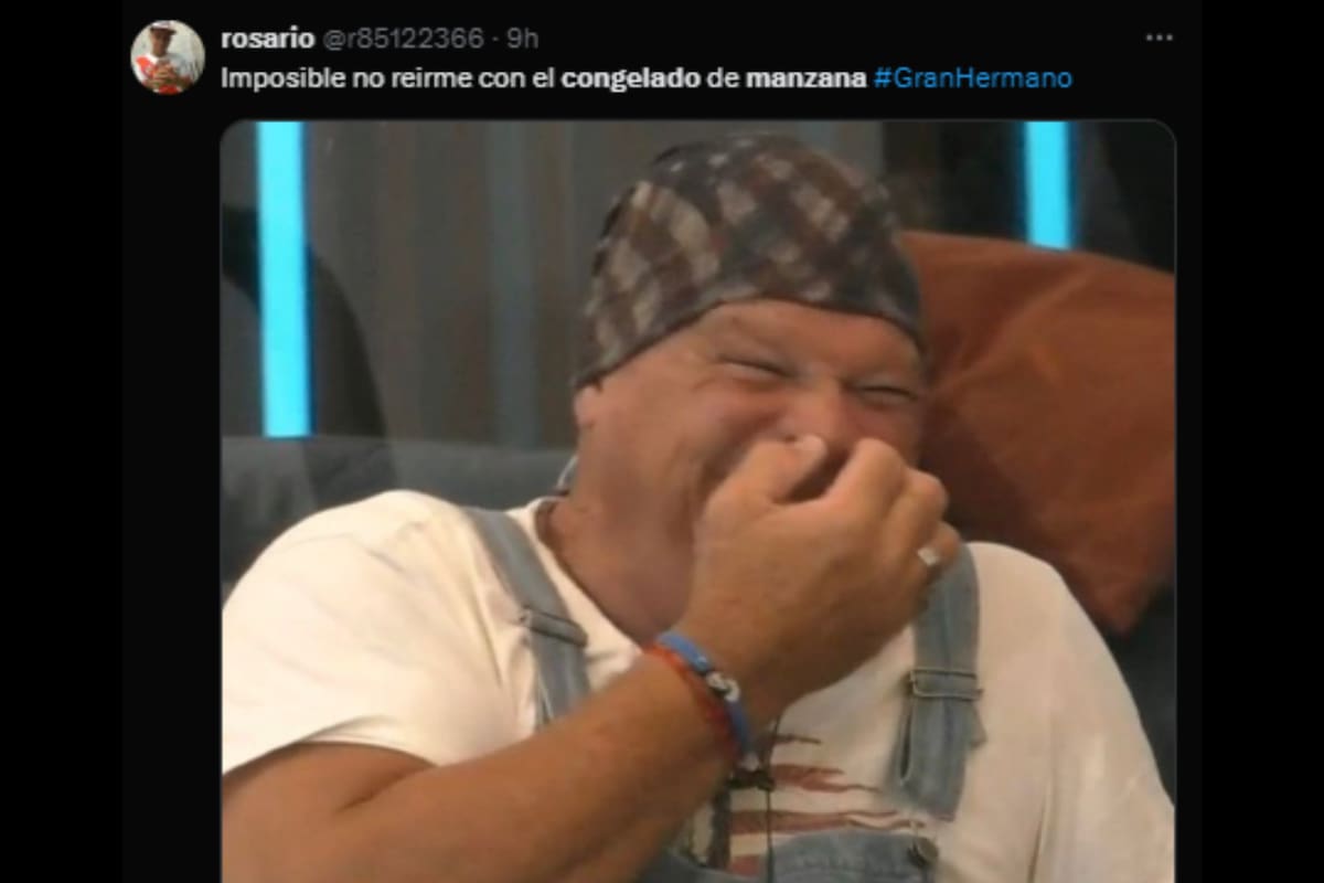 Los memes estallaron ante la visita que recibió Manzana (Captura X)