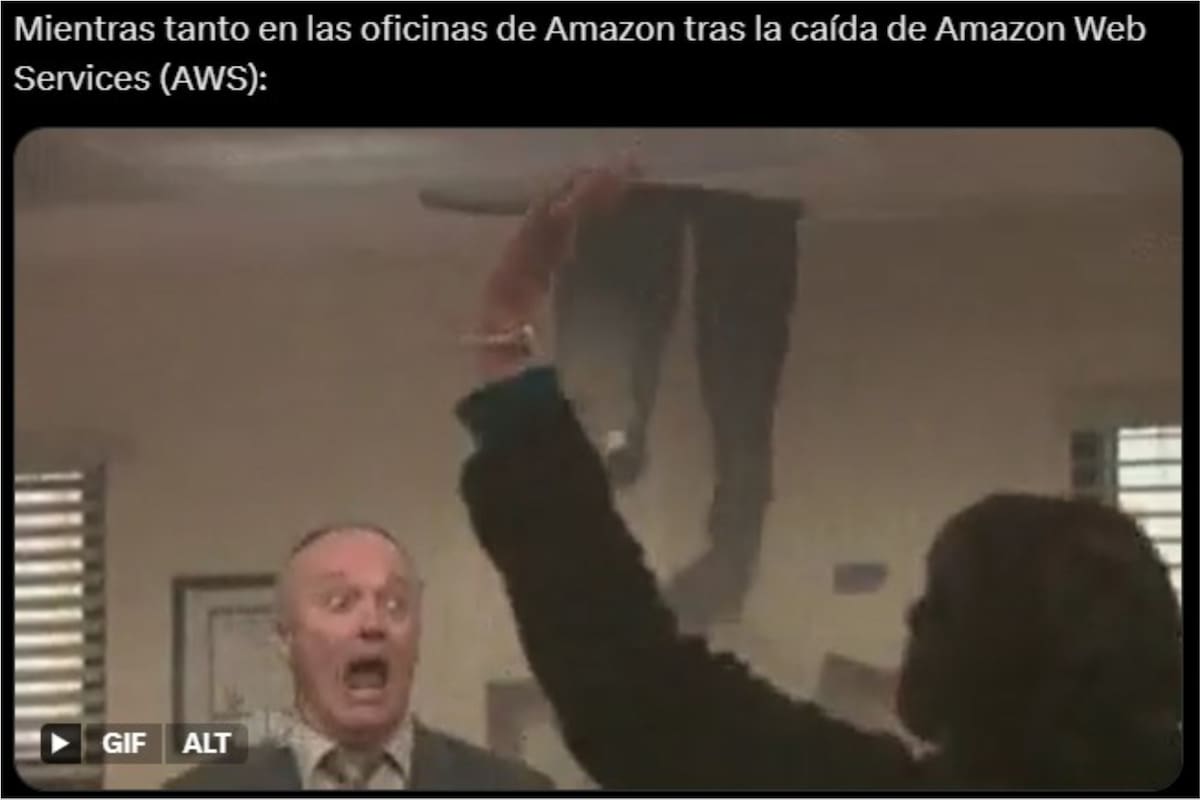 Los memes sobre la caída de Amazon
