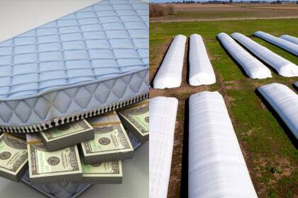 Los mensajes de las redes sociales por el dinero bajo el colchón y la referencia a los productos agrícolas