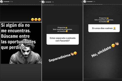 Los mensajes de Morena confirmando su separación