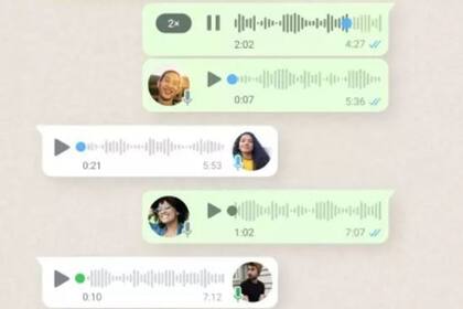 Los mensajes de voz en un chat de WhatsApp ahora se podrán leer