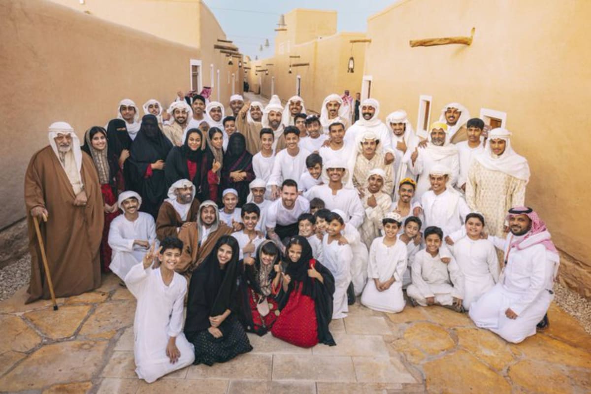 Los Messi en Arabia Saudita