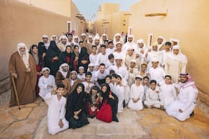 Los Messi en Arabia Saudita