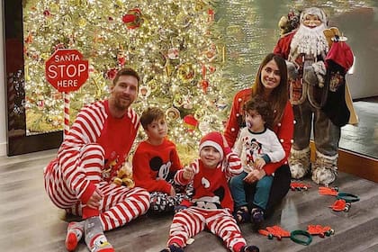 Los Messi en su postal navideña de 2019