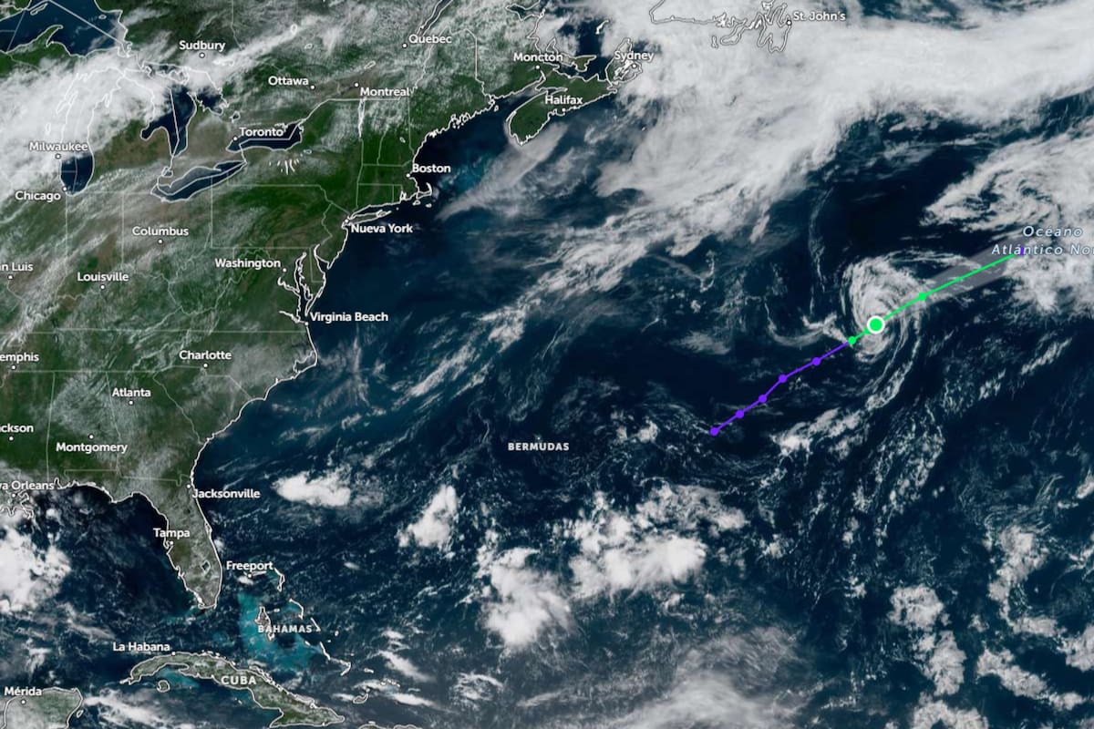 Los meteorólogos pronostican que Andrea perderá características tropicales esta noche, convirtiéndose en remanente postropical antes de disiparse completamente el jueves