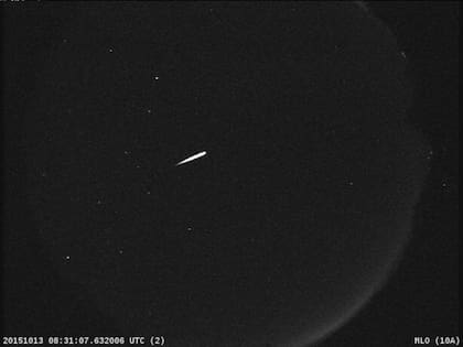 Los meteoros Oriónidas aparecen cada año cuando la Tierra viaja a través de un área del espacio llena de restos del cometa Halley (NASA/JPL)