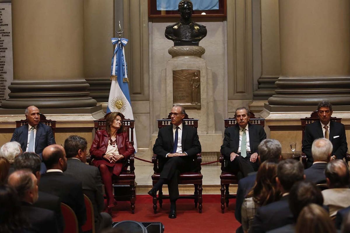 Los miembros de la Corte Suprema de Justicia.
