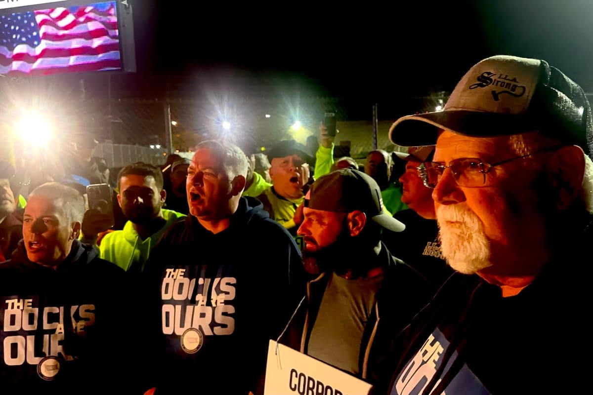 Los miembros de la ILA rechazaron la propuesta final de la Alianza Marítima de Estados Unidos