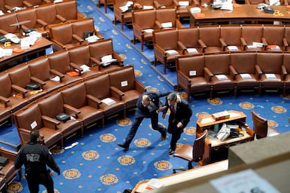 Se vivieron momentos de máxima tensión en el Capitolio