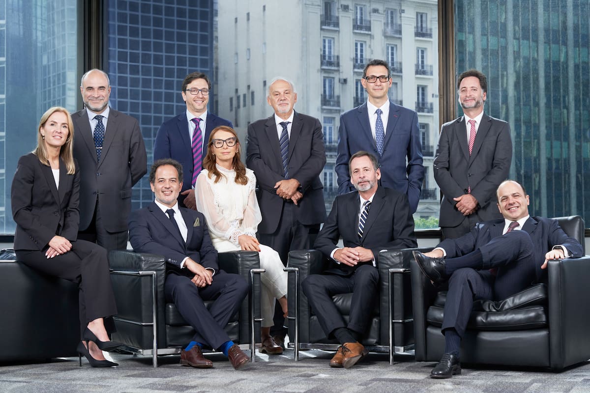 Los miembros del directorio de Bruchou & Funes de Rioja, que tiene 52 socios y 166 abogados en total