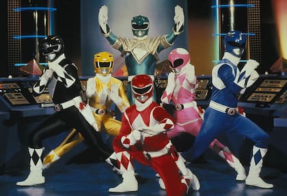 Los Mighty Morphin Power Rangers en la serie de 1993