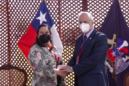 Los ministros de Defensa Maya Fernández Allende y Jorge Taiana se reunieron en Chile