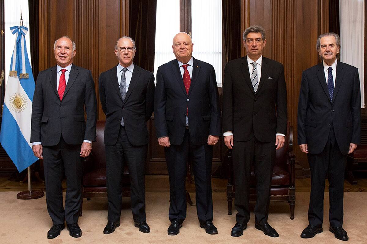Los ministros de la Corte Suprema de Justicia de la Nación recibieron al presidente de la Corte Interamericana de Derechos Humanos, Ricardo Pérez Manrique