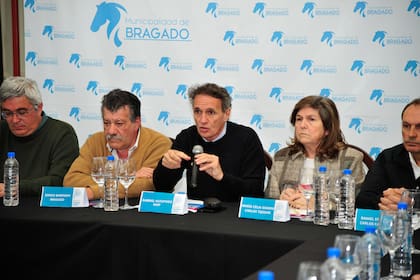 Los ministros Gabriel Katopodis y Javier Rodríguez encabezaron en Bragado la presentación del nuevo Visor Hidrometeorológico de la provincia de Buenos Aires