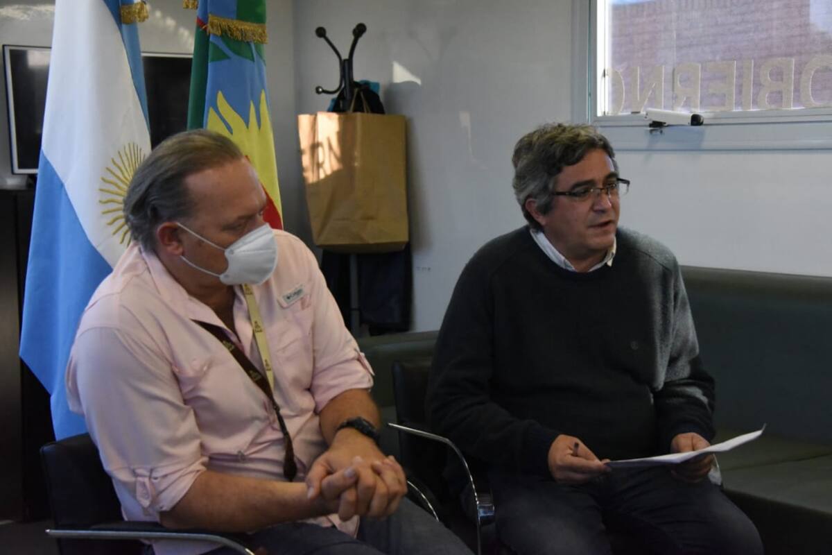 Los ministros Sergio Berni y Javier Rodríguez