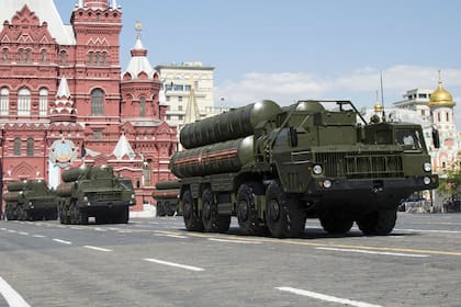 Los misiles S-300 en la Plaza Roja