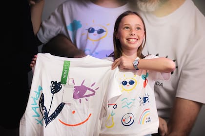 Los modelos de las remeras