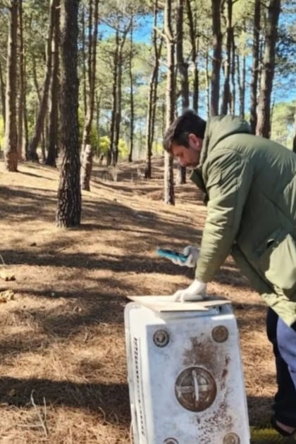 Los momentos previos a la liberación en el bosque