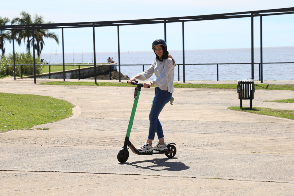 Los monopatines eléctricos llegaron a San Isidro