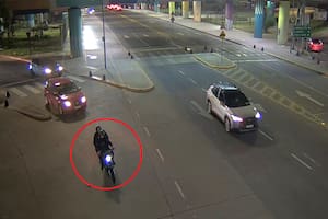 Los motochorros ingresaron desde la ciudad de Buenos Aires por la avenida del Libertador