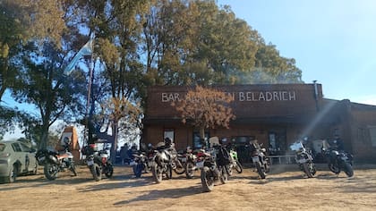 Los motoqueros son habitués del paraje