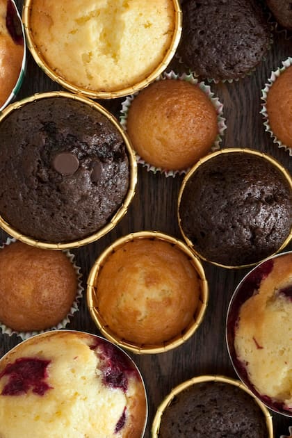 Los muffins y magdalenas son ideales para las tardes de otoño.