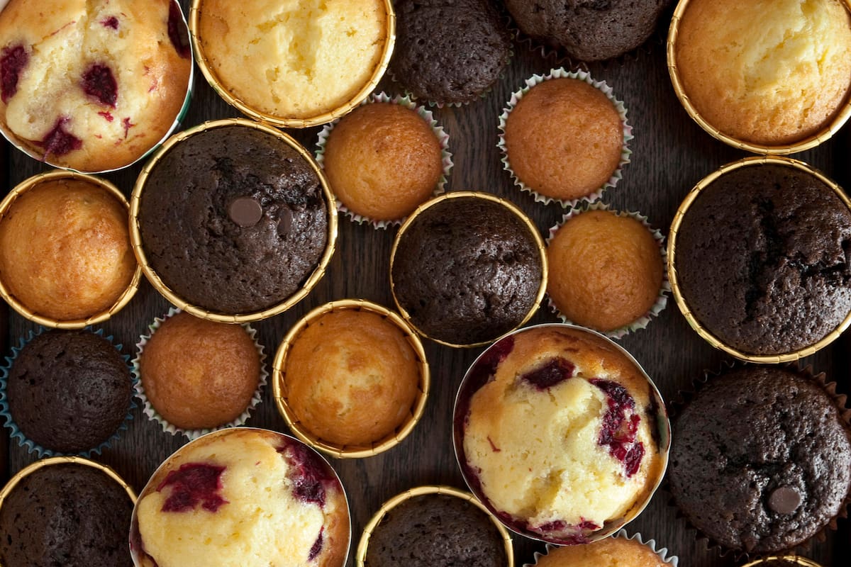 Los muffins y magdalenas son ideales para las tardes de otoño.