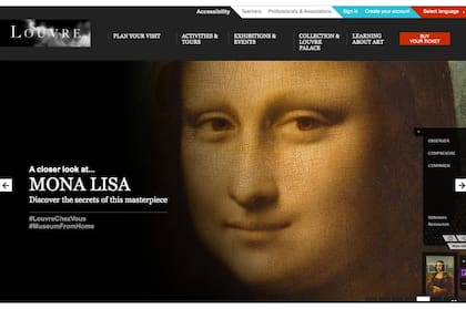 Los museos, como el Louvre, decidieron potenciar sus servicios de visitas virtuales