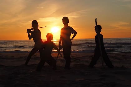 Los niños disfrutan del viaje (Foto Instagram @pleinleursyeux)