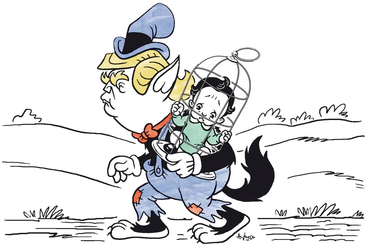 Los niños migrantes detenidos y la política de Trump