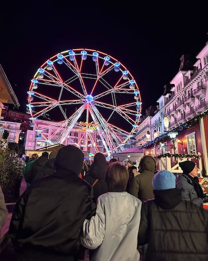 Los niños pasearon por el Mercado de Navidad de Montreux (Foto: Instagram @danielachristiansson)