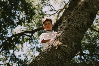 Los niños que trepan árboles desarrollan capacidades específicas que otros no