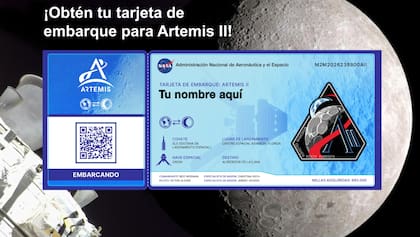 Los nombres recibidos se incluirán en una memoria USB que volará dentro de Orion cuando sea lanzada la misión, en 2026 (Foto: Gentileza NASA)