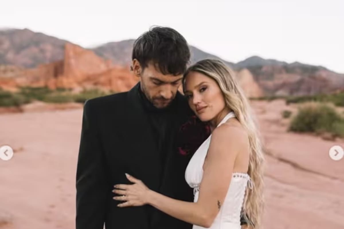 Los novios del casamiento de la polémica en Cafayate