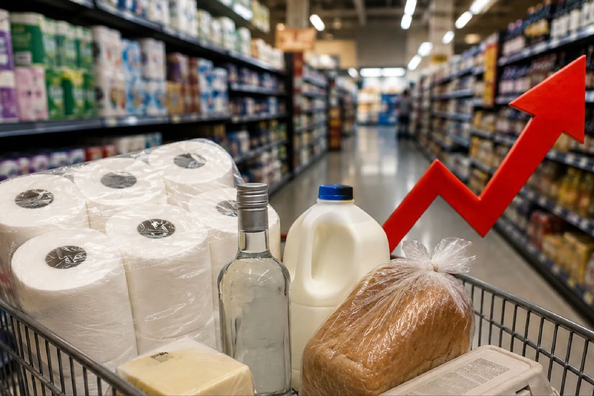 Los nuevos aranceles impuestos por Estados Unidos a productos de Canadá podrían encarecer artículos de consumo cotidiano como papel, bebidas alcohólicas y productos lácteos